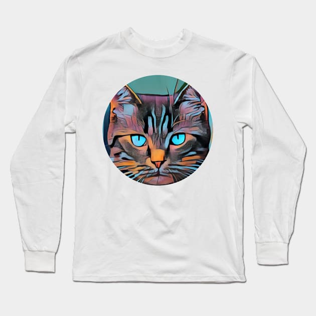 Adorable mycat, revolution for cats Long Sleeve T-Shirt by GoranDesign